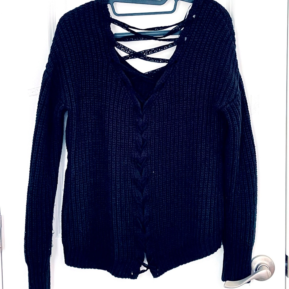 American Rag Sweater Tie back